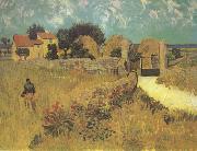 Vincent Van Gogh Farmhous in Provence (nn04) Spain oil painting artist